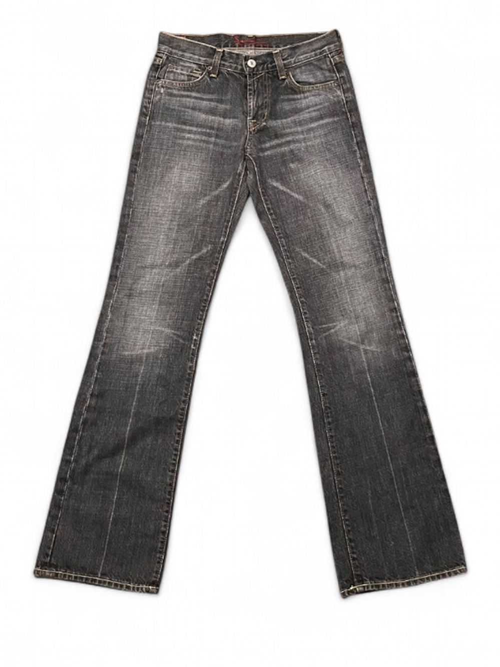 7 For All Mankind Boot Cut Jeans in Gray